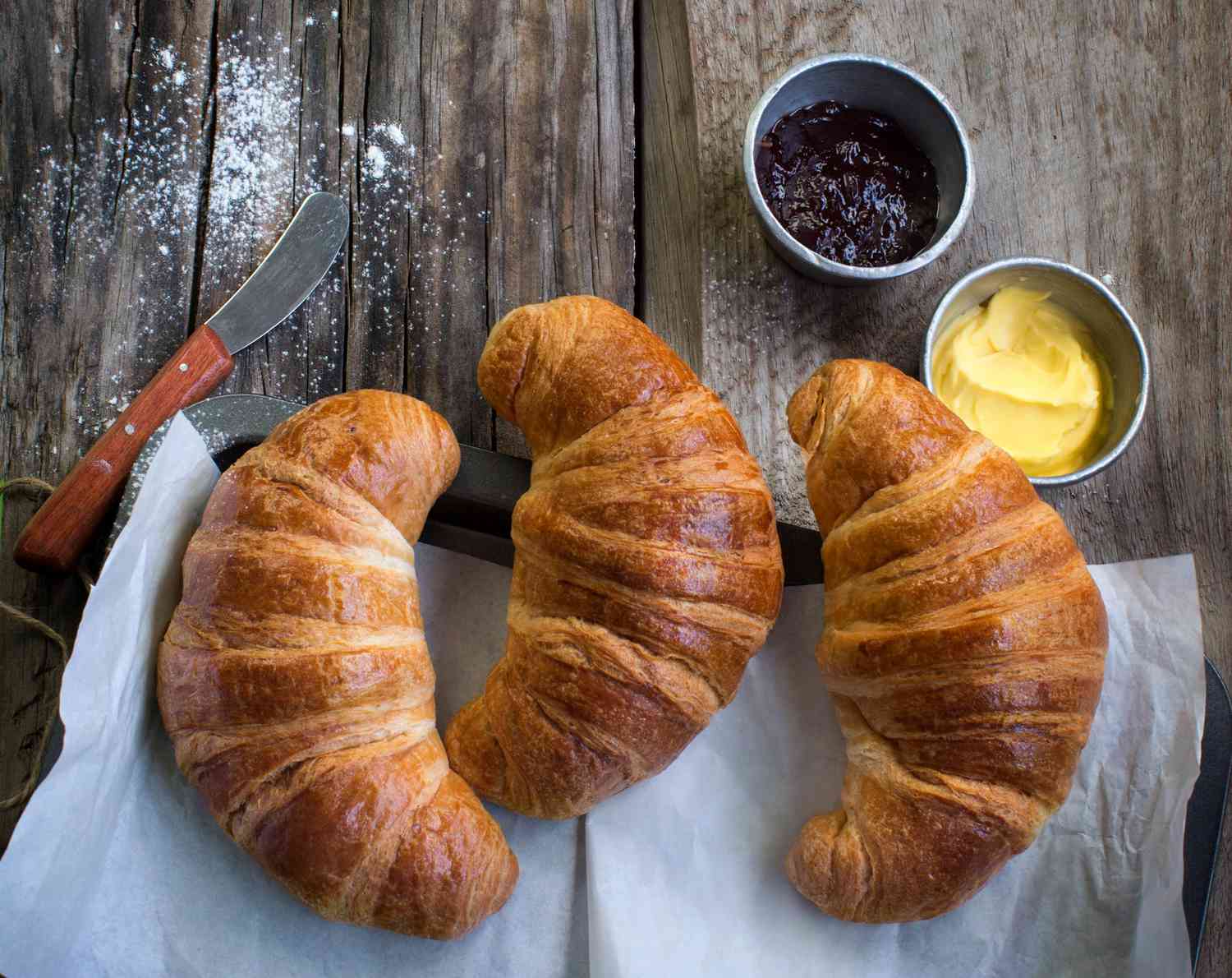 Croisants we're baking